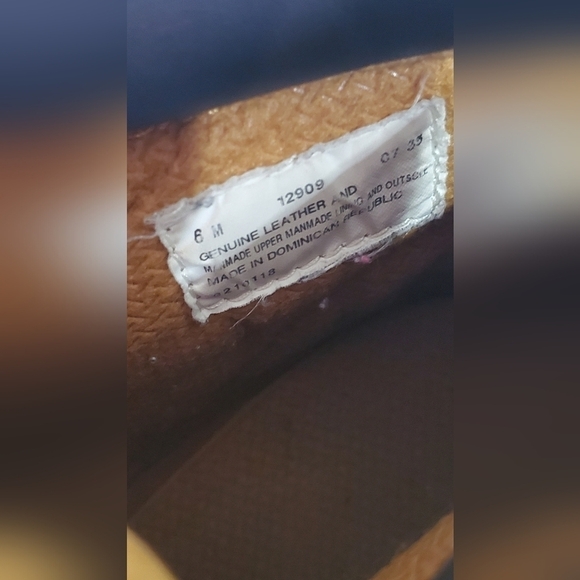 Timberland Genuine Leather Men's boots Size 6 M - Picture 12 of 13